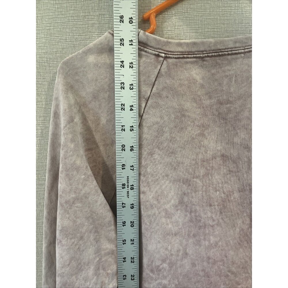 Mustard Seed Womens S Pullover Sweater Purple Ombré Long Sleeve 100% Cotton - Picture 8 of 10